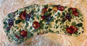EUC Fruit Placemats Set of 4, maybe Sakura